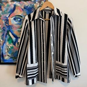 Vintage Striped Blazer